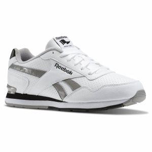 Adidasy Męskie Reebok Royal Glide S Clip Białe/Ciemny Szare/Czarne/Szare PL 20YUJNR